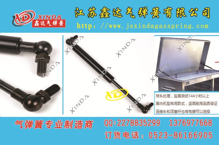 微型氣彈簧使用環境苛刻